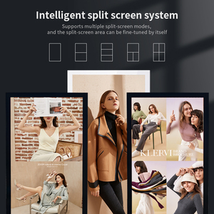 HD Dọc 32/43/49/55Inch Thương Mại LCD Slanted Có Thể Gập Lại Quảng Cáo Di Động Máy Nghe Nhạc All-in-One Áp phích Màn Hình Cho Cửa Hàng - Product Image 5