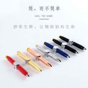 Bolígrafo de Juguete Promocional con Logotipo Personalizado de Fábrica, Interesante Bolígrafo Antiestrés Magnético Giratorio, Spinner Metálico para Autismo, 1.0 mm, Azul/Negro - Product Image 6