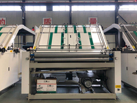 Machine à plastifier à flûte à grande vitesse Plate-forme haute semi-automatique