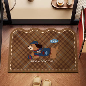 Alfombra de Baño de Estilo Retro de Tierra de Diatomeas Suave, Absorbente de Agua, de Secado Rápido, Antideslizante y Resistente a la Suciedad - Product Image 3