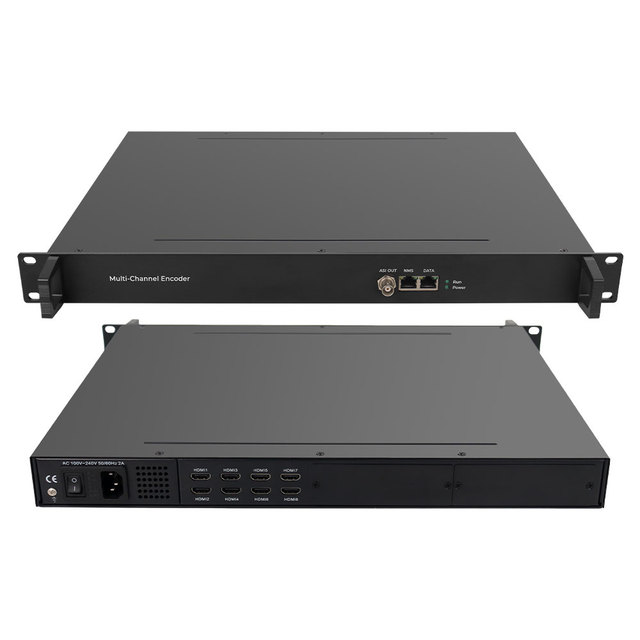 IPTV MPEG-4 AVC/H.264 HD Video Encoder 8/16/24 Multi-Channel Streaming IP ASI Compatible