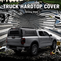 Hardtop en acier étanche à charnières pour camionnettes 4x4, compatible avec Dodge Ram 1500/2500, Ford F150 Ranger, Toyota Hilux