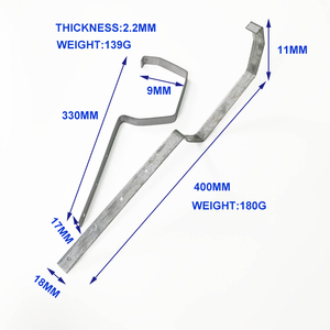 Crochets métalliques en acier inoxydable à pliage de précision OEM, support de gouttière pour système de Drainage de toit, vente en gros - Product Image 2