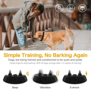 2024 çok satan ürün hayır Bark kontrol tasmaları köpek Anti Bark yaka köpek için