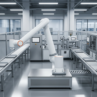 Robot Colaborativo Humanoide de 6 Ejes FR5, Carga Útil de 5 kg, Componentes Centrales de Motor y PLC, Clasificación IP54/IP65, Brazo Robótico de Alta Precisión