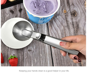 Gran oferta de cuchara para helado SS 430, herramientas de cocina, cuchara para helado multifuncional, accesorios de cocina personalizados, pala ecológica - Product Image 5