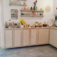 Étagère murale flottante en bois 4 pièces personnalisable en usine, robuste, écologique et durable pour salle de bain