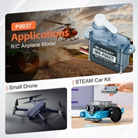 Servomoteur analogique Kpower P0037 pour avion RC, moteur sans noyau haute vitesse 0,06 sec, 3,7 g, sub-micro nano servo