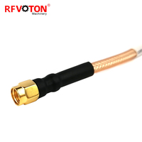 Prise mâle SMA d'alimentation d'usine à prise mâle SMA pour RG400 RG-400 RG142 RG 142 assemblage de câble d'antenne d'extension coaxial RF