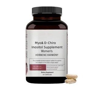 Cápsulas de Mioinositol Natural de Alta Pureza para el Equilibrio Hormonal Femenino, con Folato y Vitamina D3, 60 Cápsulas para Mujeres Adultas - Product Image 1