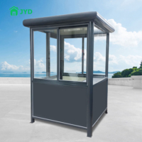 Junyaoding Structure extérieure en acier Sentry Box Cabine de sécurité fabriquée en Chine pour garder Villa Factory Guard Duty House