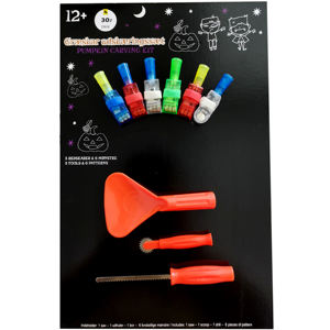 Venda quente Safe Kids <span class=keywords><strong>Halloween</strong></span> Pumpkin Carving Kit com Projetor - Product Image 1