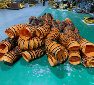 Manguera Flexible NUOENWEI con Hebilla y Cuerda <span class=keywords><strong>de</strong></span> PP, Manguera <span class=keywords><strong>de</strong></span> Ventilación <span class=keywords><strong>de</strong></span> PVC para Flujo <span class=keywords><strong>de</strong></span> Aire <span class=keywords><strong>de</strong></span> Escape <span class=keywords><strong>Industrial</strong></span> -15 ° <span class=keywords><strong>De</strong></span> la C a la 80 ° C Naranja - Product Image 5