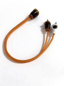 Câble audio pour amplificateur de voiture 3M 4 broches vers 2 RCA, finition mate, connecteurs moulés par injection bicolores - Product Image 5