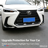 Garniture anti-rayures pour carrosserie Lexus RX200 RX300, bande de protection latérale de porte, accessoires extérieurs résistants à l'usure, 4 pièces