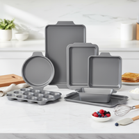 Support de présentation pour moules à gâteaux OKAY BK-S2066, en acier au carbone avec revêtement antiadhésif, durable, écologique et compatible lave-vaisselle