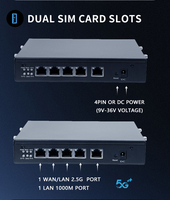 Router industri 5g dual band gigabit kualitas tinggi modul RM520N-GL wifi6 router 5g lte dengan slot sim