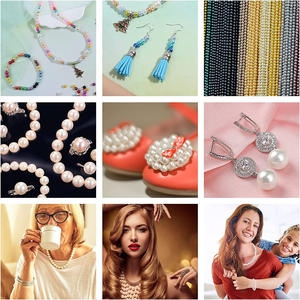 Ximai 1960มม. คุณภาพสูง6มม. พร้อมชุดลูกปัดมุก ABS สำหรับชุดเครื่องประดับสร้อยข้อมือ - Product Image 2