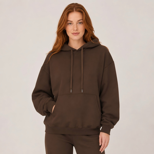Sweat à capuche confortable en polaire avec cordon de serrage et poche kangourou avant, expédition rapide depuis l'entrepôt local aux États-Unis, idéal pour un usage quotidien décontracté - Product Image 6