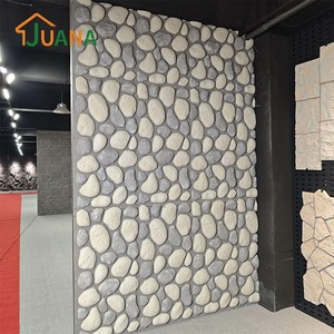 Panneau mural en <span class=keywords><strong>pierre</strong></span> artificielle légère en polyuréthane 3D, panneau mural en mousse PU, <span class=keywords><strong>panneaux</strong></span> muraux intérieurs et extérieurs - Product Image 1