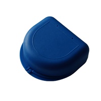 Étui pour appareil dentaire personnalisé avec logo, boîte multi-usages pour protège-dents, trous d'aération, plastique PP transparent/couleur personnalisée, hygiène buccale