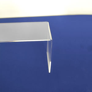 حامل عرض أحذية أكريليك شفاف على شكل حرف U للطاولة، حامل حقائب يد أكريليك بتصميم شلال - Product Image 4