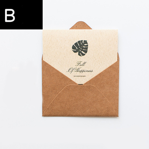 <span class=keywords><strong>Carte</strong></span> de vœux rétro écologique Noël Thanksgiving <span class=keywords><strong>Carte</strong></span> de message avec enveloppe Ensemble Papier kraft écologique Fête des mères Affaires Gratuit - Product Image 2