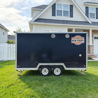 <strong>Best</strong> <strong>Selling</strong> Mobile Coffee Trailer <strong>Truck</strong> with Porch Custom <strong>Food</strong> <strong>Truck</strong> for USA Canada Fully Equipped for Sale