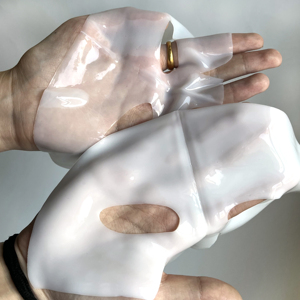 Maschera Viso al Collagene Deep Bio Crystal per la Cura della Pelle, 4 Pezzi/Scatola, Maschera Notturna con Acido Ialuronico, Sbiancante per Pelle Secca - Product Image 4