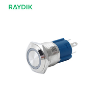 8mm 10mm 12mm 16mm 19mm 22mm 25mm 28mm 30mm interrupteur à bouton-poussoir à verrouillage momentané illuminé