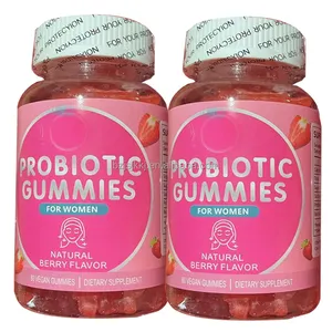 OEM Probiotic Gummies trái cây Gummies Probiotic kẹo cải thiện ruột tăng cường khả năng miễn dịch hương vị khác nhau cho nam giới và phụ nữ