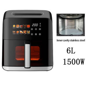 Friteuse à air Cixi 10L grande capacité avec revêtement céramique et écran numérique pour une cuisson saine - Product Image 3