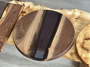 Tablero de Mesa de Comedor/Tablero de Café Personalizado, Forma Redonda/Cuadrada/Rectangular, con Madera Sólida Natural, Característica Duradera - Product Image 4