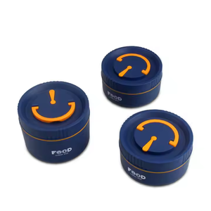 Boîte à <span class=keywords><strong>lunch</strong></span> isotherme pour étudiants à 3 compartiments, multi-niveaux, 1400 ml, avec couverts, sac isotherme, chauffable, étanche - Product Image 2