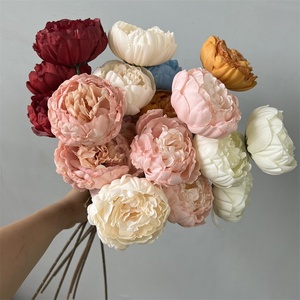 Hot bán trang trí đám cưới Hoa 3 đầu peonies hoa nhân tạo - Product Image 2