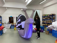 Mascotte géante gonflable d'escargot animal cartoon pour la décoration de fête à thème de parc