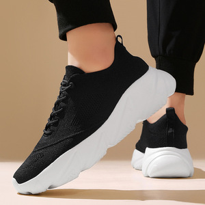 Zapatillas Deportivas Jinjiang Personalizadas, Ligeras, Transpirables, con Parte Superior de Malla, Cierre Deslizante, <span class=keywords><strong>Color</strong></span> Sólido, para Caminar, Casuales - Product Image 4