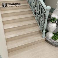 Carreaux de porcelaine Foshan 470x1200mm, effet bois, antidérapants, résistants à l'usure, mats, pour escaliers de villa, style bois, à effet superposé