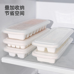 Ice Cube Tray Mold <b>Square</b> Food Grade Plastic Large Capacity With Lid For Refrigerator Freezer Family Use - Product Image 5