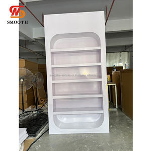 Suave nuevo diseño al por mayor decoración de la boda acrílico PVC arco soporte de exhibición para Eventos Decoración de fondo - Product Image 1