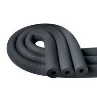 Isolation en mousse de tuyau en caoutchouc NBR PVC élastomère flexible personnalisée, installation facile