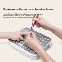 Nouvelle série de collecteurs de poussière à ongles professionnels rechargeables puissants de 60 W avec une forte aspiration par ventilateur pour salon de manucure