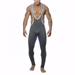Men's Wrestling Singlets <b>Athletic</b> <b>Supporters</b> Slim Fit Sport Bodysuit Sleeveless Active Wrestling Leotard Jumpsuits - Product Image 6