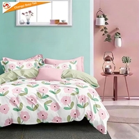 Parure de lit enfant en microfibre polyester/coton imprimée, 3/4 pièces, draps et couvre-lit pour écoliers, draps enfant, draps grands formats