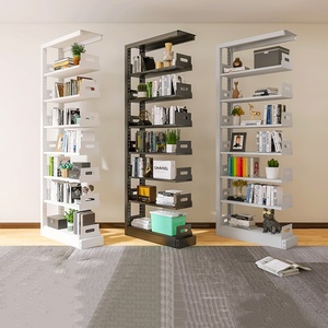 Estantes de libros baratos para venta al por menor, estantería de libros <span class=keywords><strong>blanca</strong></span> para biblioteca, estante de exhibición para niños, estante de almacenamiento para oficina - Product Image 5