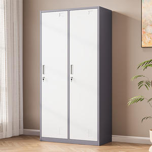 Stahl-Kleiderschrank mit Schlafzimmermöbeln | Begehbares Schrankdesign für die Grundausstattung des Ankleidezimmers - Product Image 2