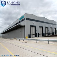 Almacén de Estructura de Acero Prefabricado, Estructura de Gran Envergadura, Edificio de Almacenamiento Metálico Duradero con Certificación CE CWB A660