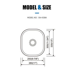 Vente en gros éviers de cuisine modernes en acier inoxydable grand bol - Product Image 6