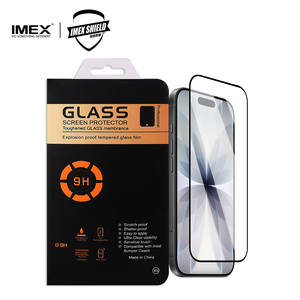 Protector de Pantalla de Vidrio Templado con Cobertura Total y Fácil Aplicación para <span class=keywords><strong>iPhone</strong></span> 12 13 14 15 16 17 Pro Max Air - Product Image 2