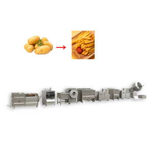 Ligne de production semi-automatique de snacks pour frites, alimentée électriquement avec friteuse intégrée - Product Image 4